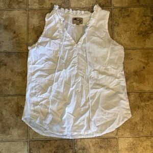 Scully white Peruvian made in Peru tank size Medium